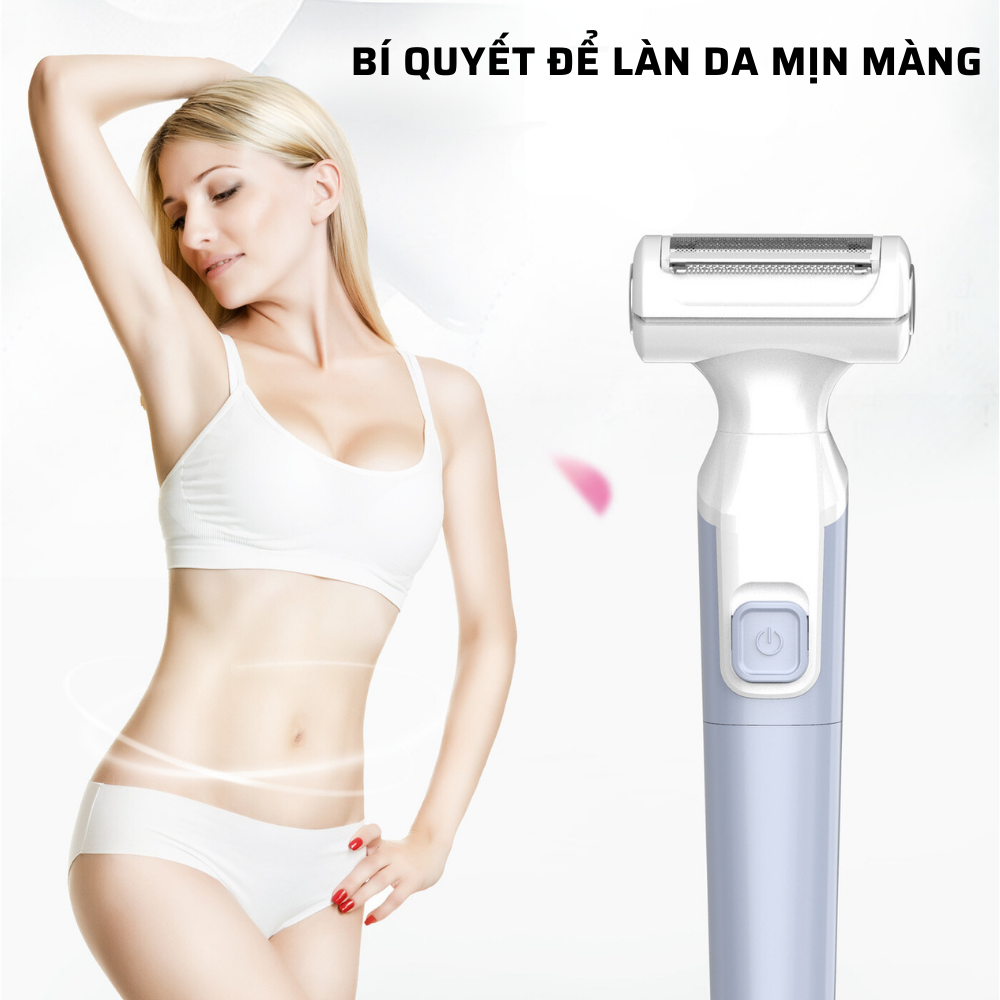 Máy cạo lông điện đa năng cho nữ Boorui SF2200 - Dao triệt lông phần tay, chân, nách, bikini.. thẩm mỹ cho phái đẹp - Hàng loại 1
