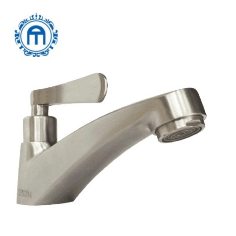 Vòi rửa mặt lạnh,vòi lavabo lạnh inox 304