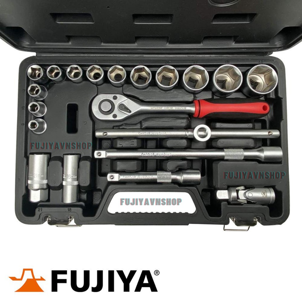 Bộ dụng cụ sửa chữa ô tô Fujiya AST4-22A - 22 món