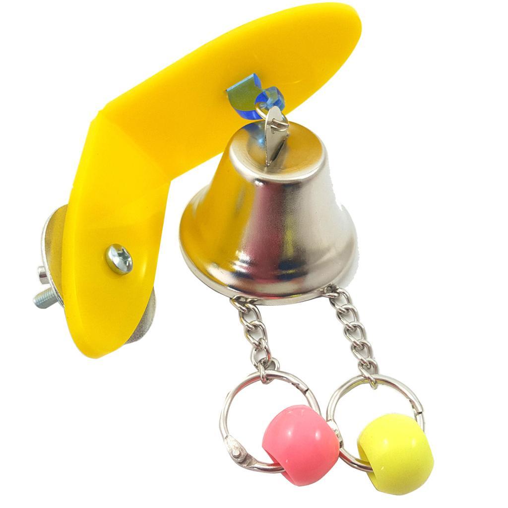 Bird Parrot Toys Bird Chew Toy with Bells Hanging Toy for Parakeet Cockatiel