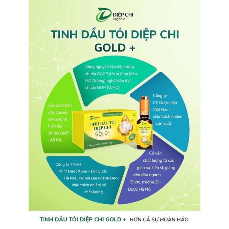 Dầu Tỏi Diệp Chi Gold+ cảm cúm,xổ mũi và tăng sức đề kháng tốt