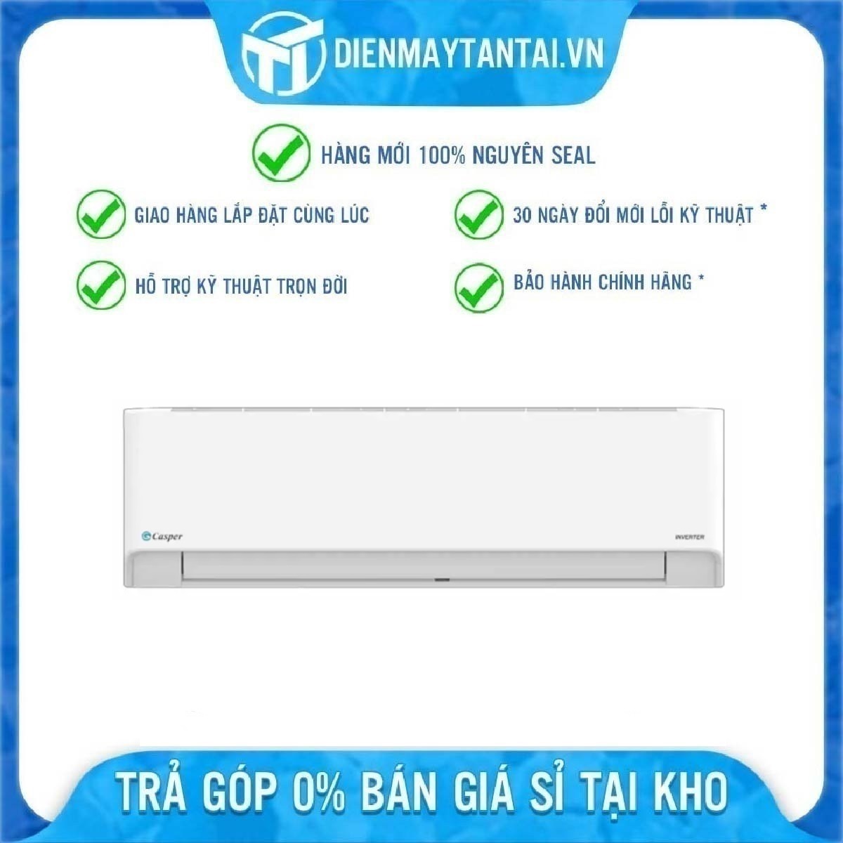 Máy lạnh Casper Inverter 2.0 HP HC-18IA32 - Hàng chính hãng - Giao toàn quốc