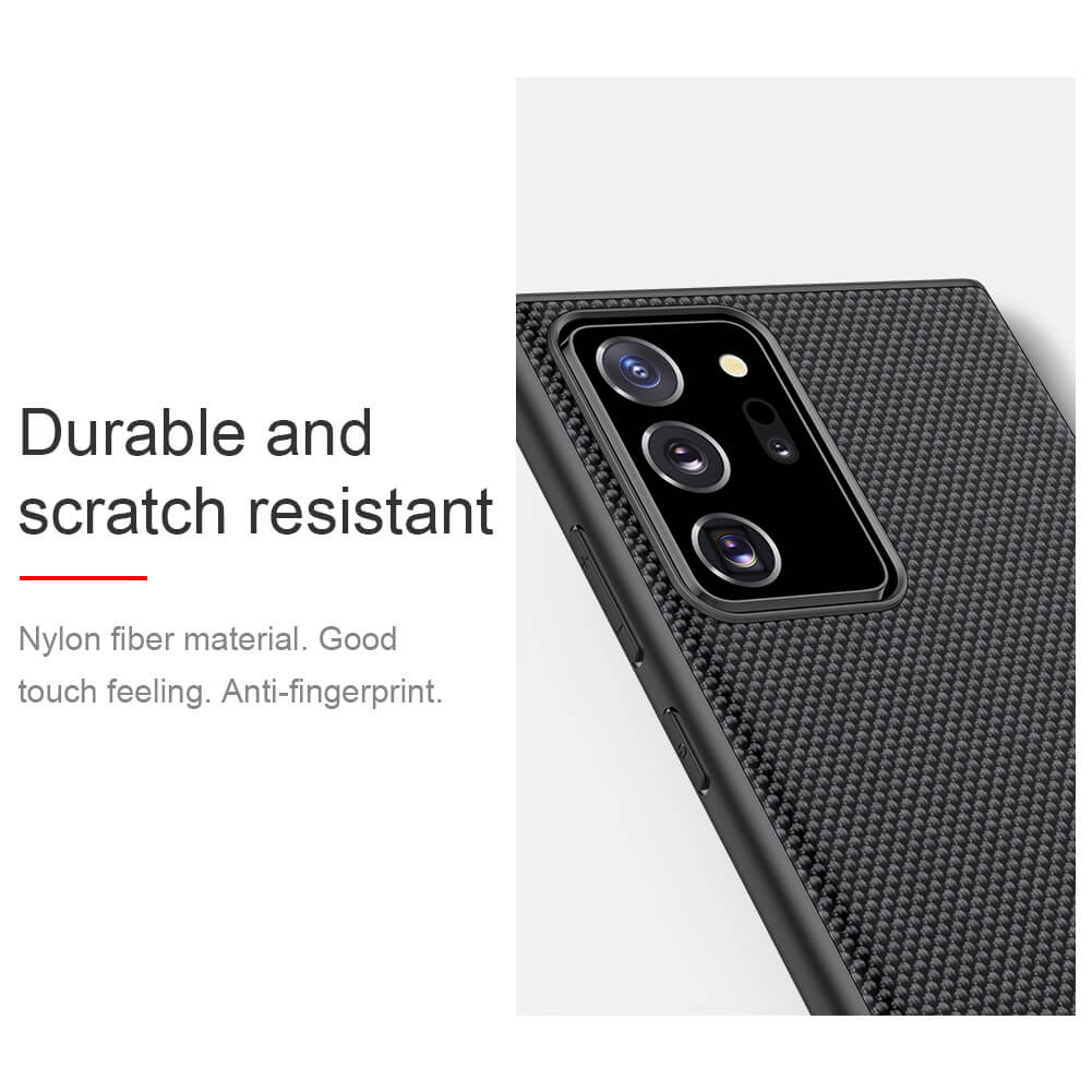 Ốp lưng chống sốc cho Samsung Galaxy Note 20 Ultra hiệu Nillkin Textured nylon fiber case - hàng nhập khẩu