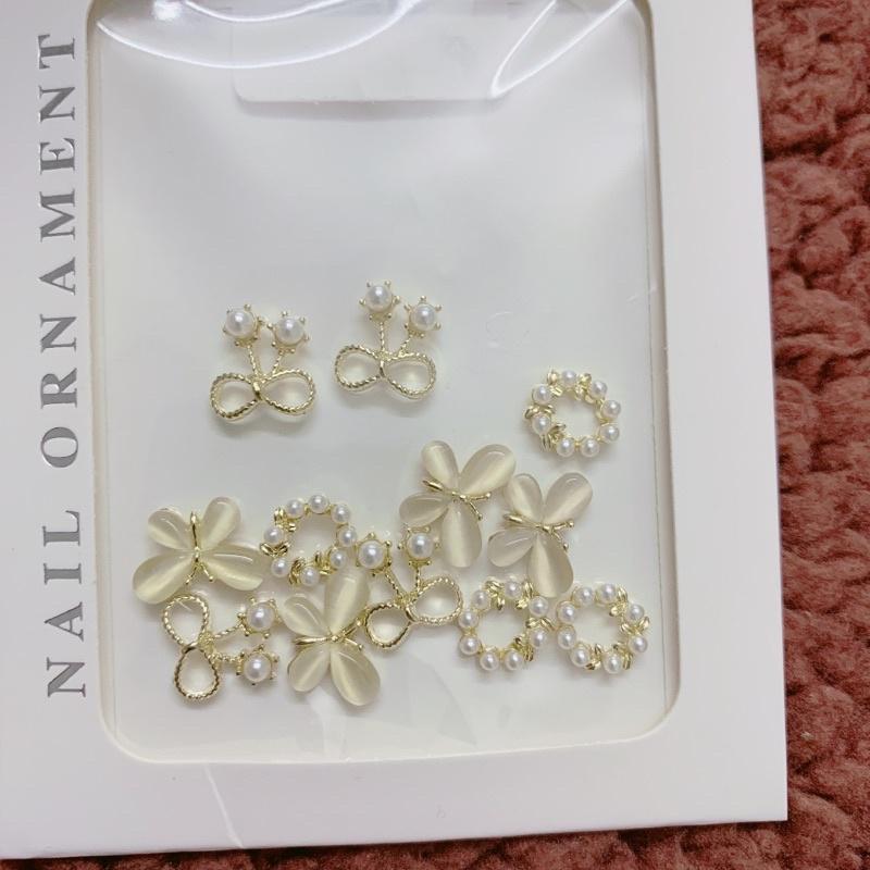 Phụ kiện charm đá gắn móng, charm gắn móng, charm nail đẹp