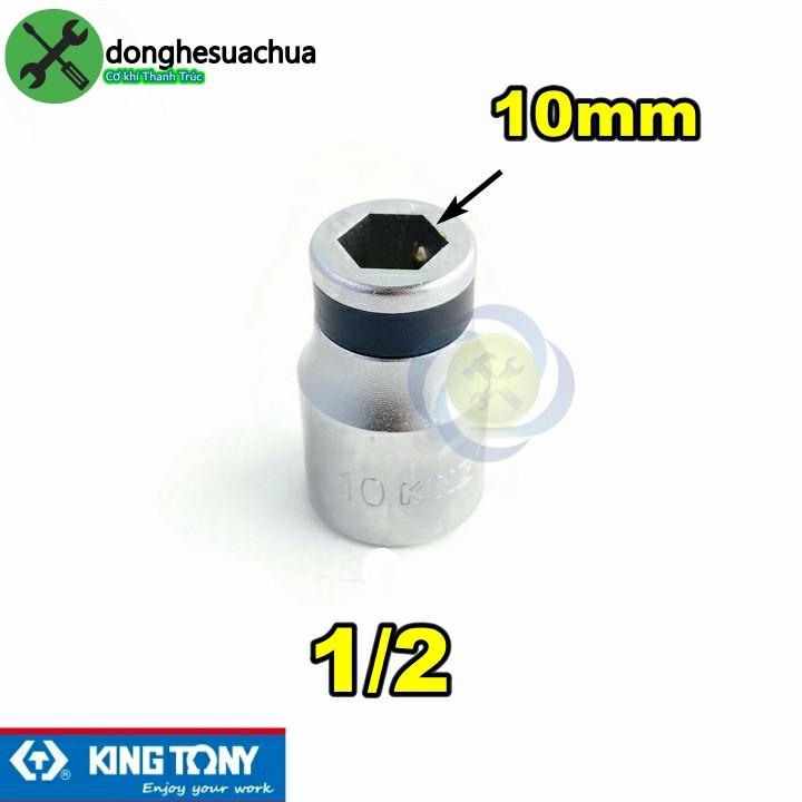 Đầu chuyển bulong 1/2 sang đầu vít đóng 10mm Kingtony 414810M