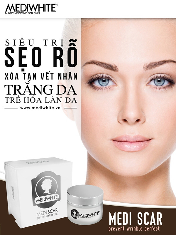 Kem trị sẹo rỗ, sẹo mụn Medi Scar