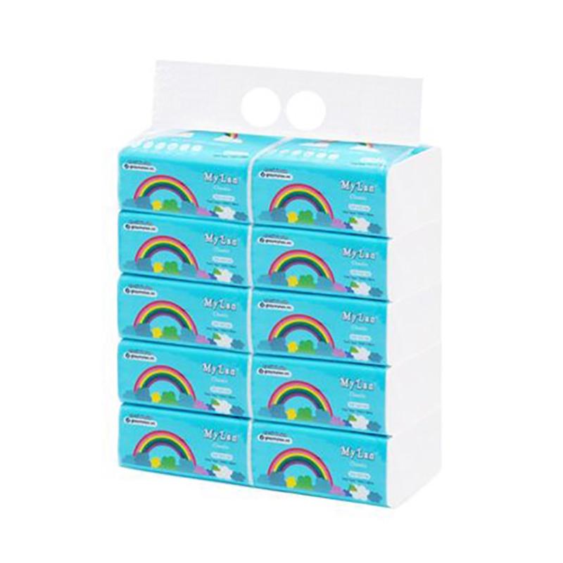 Set 10 Giấy Cầu Vồng MYLAN Cao Cấp, Giấy Ăn Không Chất Tẩy Trắng