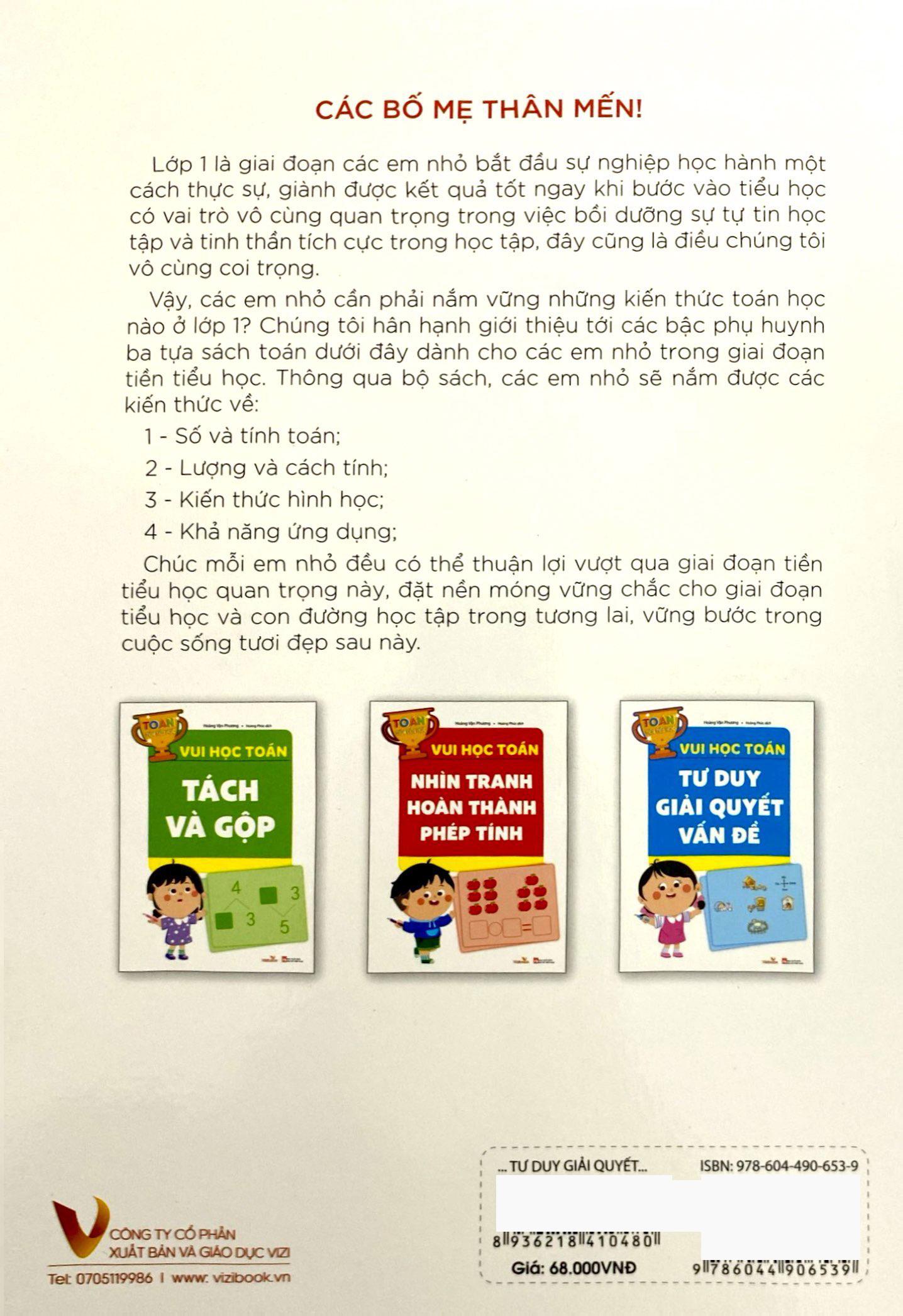 Sách - Vui Học Toán - Tư Duy Giải Quyết Vấn Đề