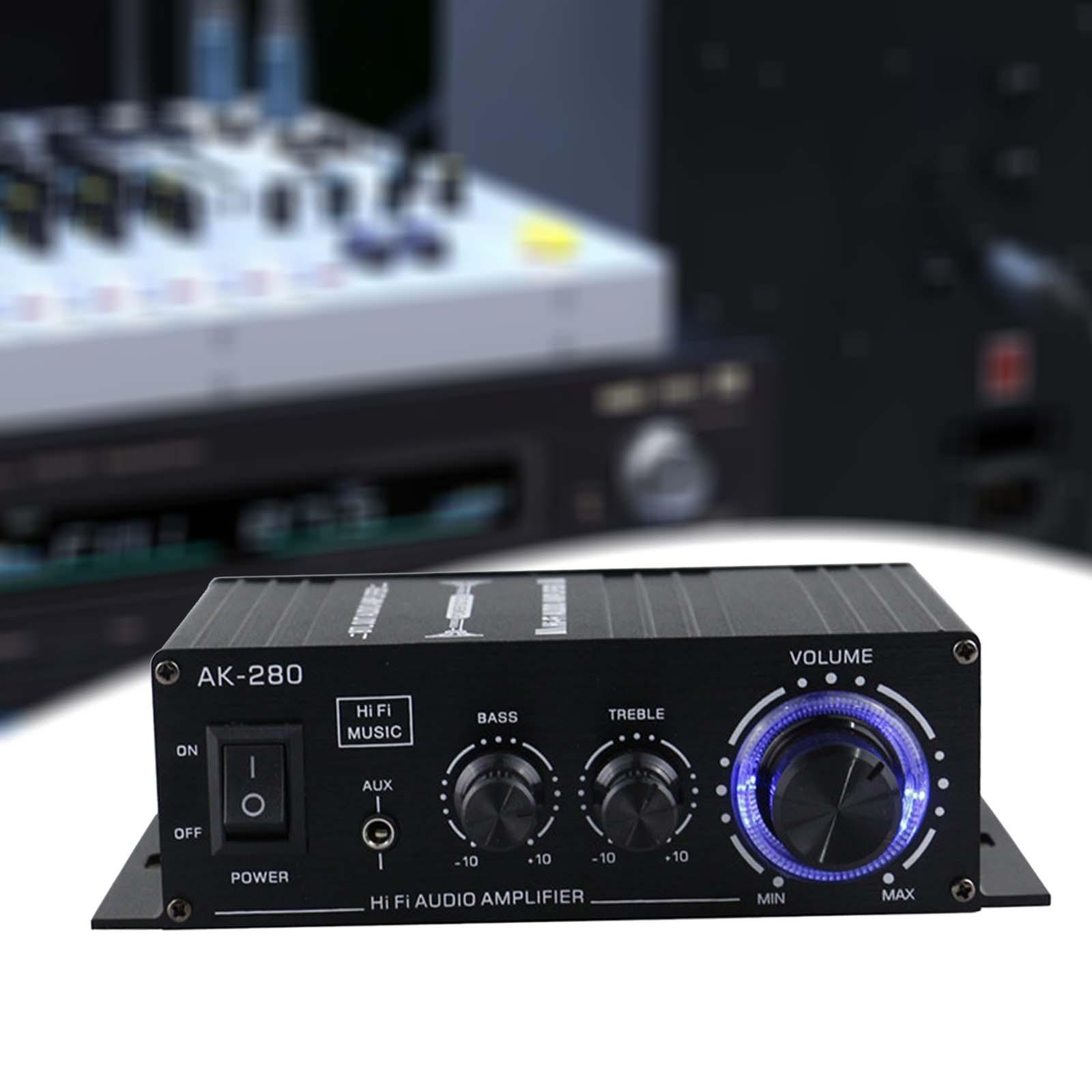 280 Stereo Audio Power Amplifier Dual Channel 40wx2 12V Stereo