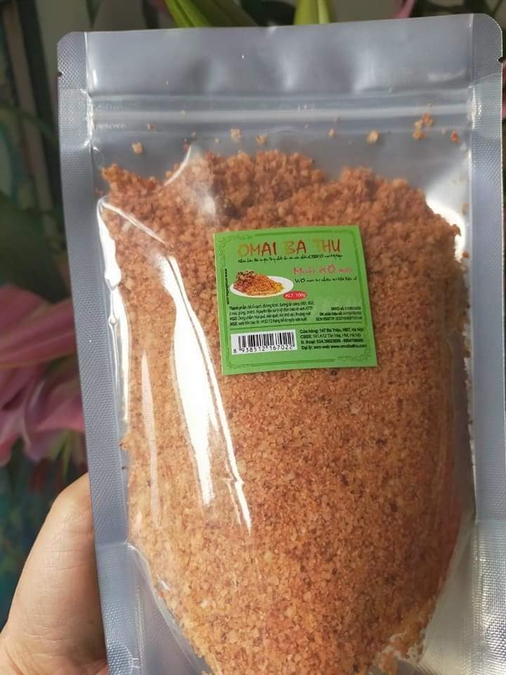 Muối ô mai Bà Thu túi 500gr.Muối Omai xí muội chấm hoa quả