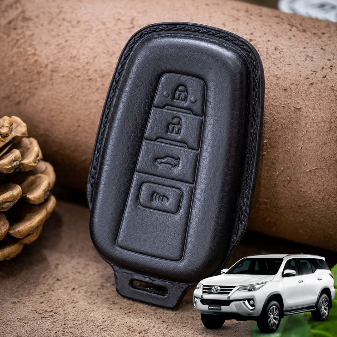 Bao Da Chìa Khóa ô tô TOYOTA FORTUNER | Bọc chìa khóa ô tô da thật khâu tay