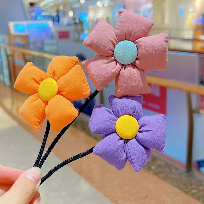 Dây buộc tóc , phụ kiện tạo kiểu tóc hình hoa dễ thương