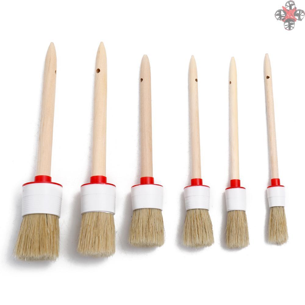 Set 6 Cọ Vệ Sinh Xe Ô Tô Đa Năng