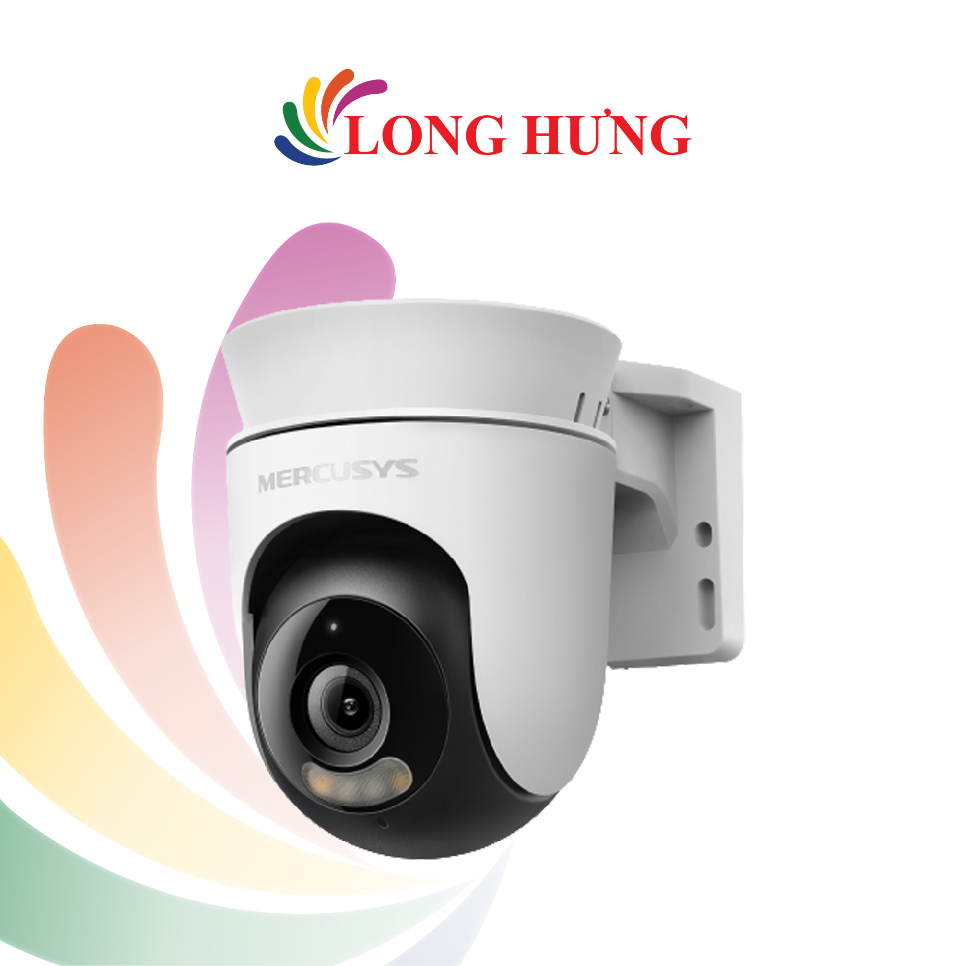 Camera ngoài trời Mercusys Outdoor Pan/Tilt Home Security Wifi 1080p Full HD MC500 - Hàng chính hãng
