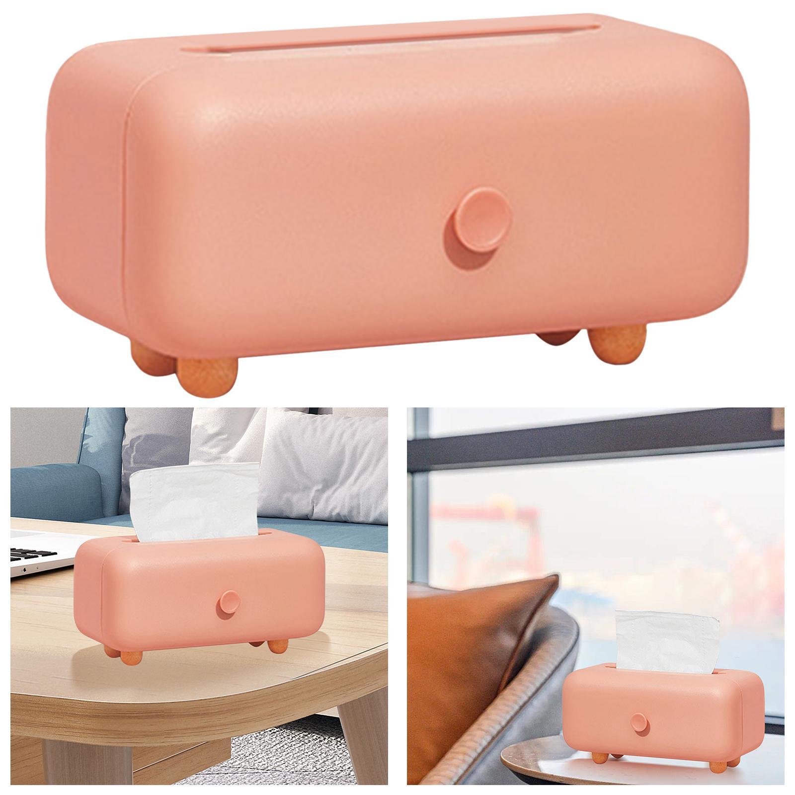 Tissue Box Holder Facial Tissue Paper Box Cover for Home Kitchen Decor