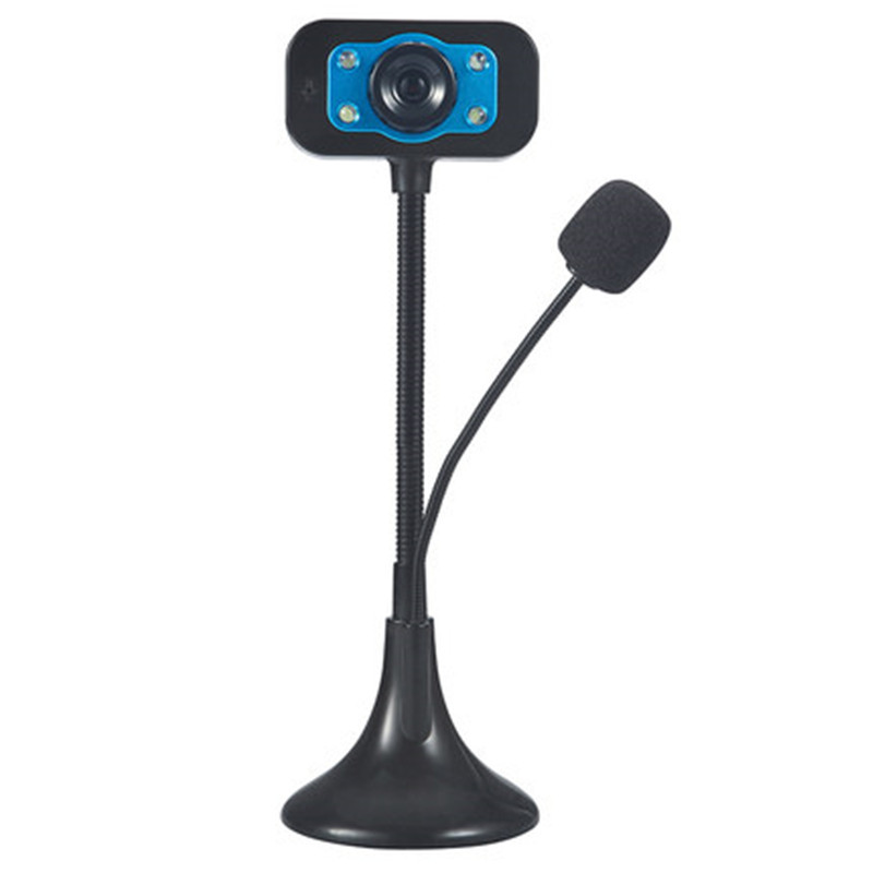 Webcam Máy Tính Kèm Mic Chân Cao Khả năng quay trong tối Hình ảnh rõ nét Cho Laptop Máy Tính để bàn