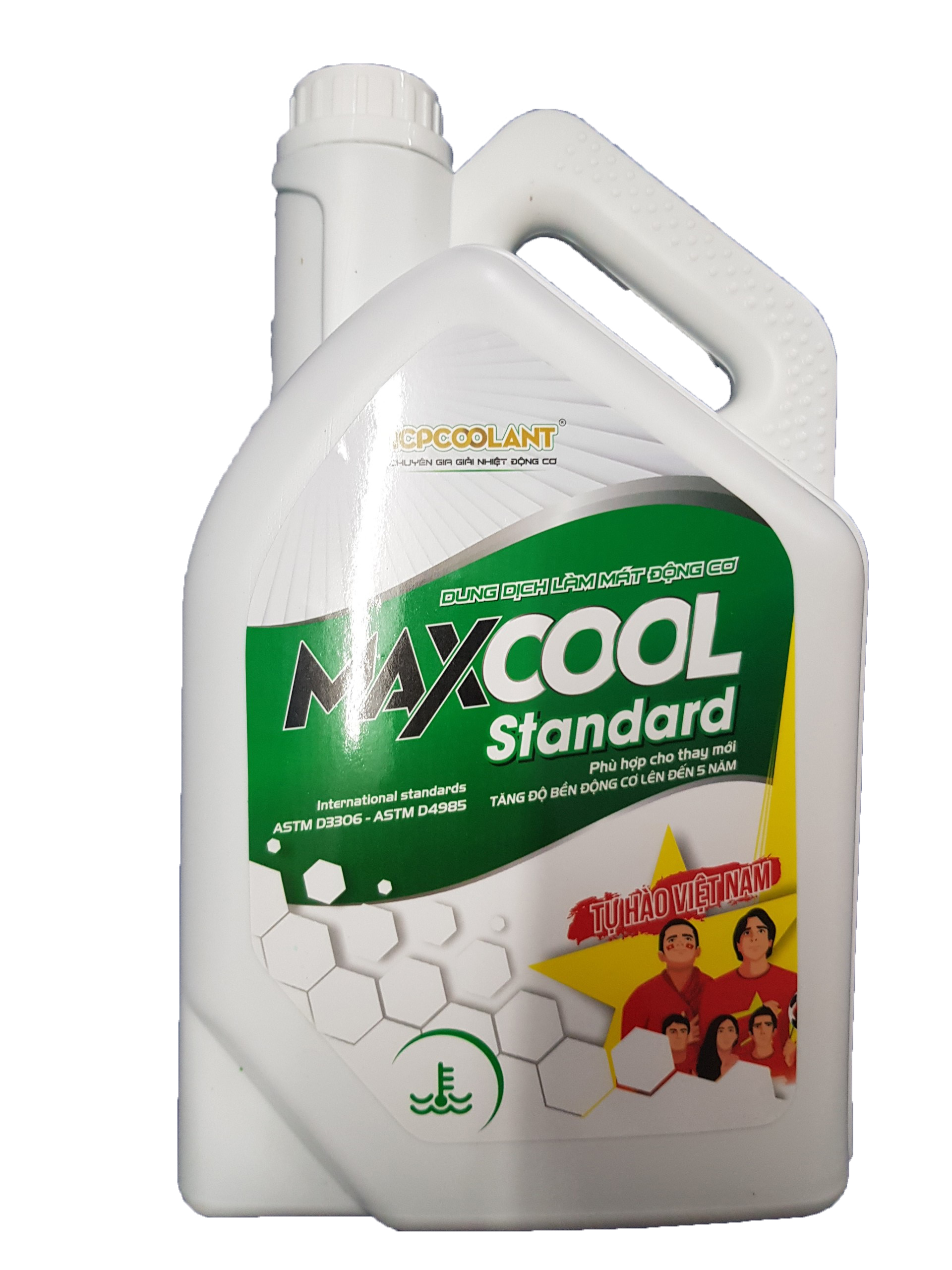 Nước làm mát động cơ xe ô tô (màu xanh) Maxcool Standard 4L