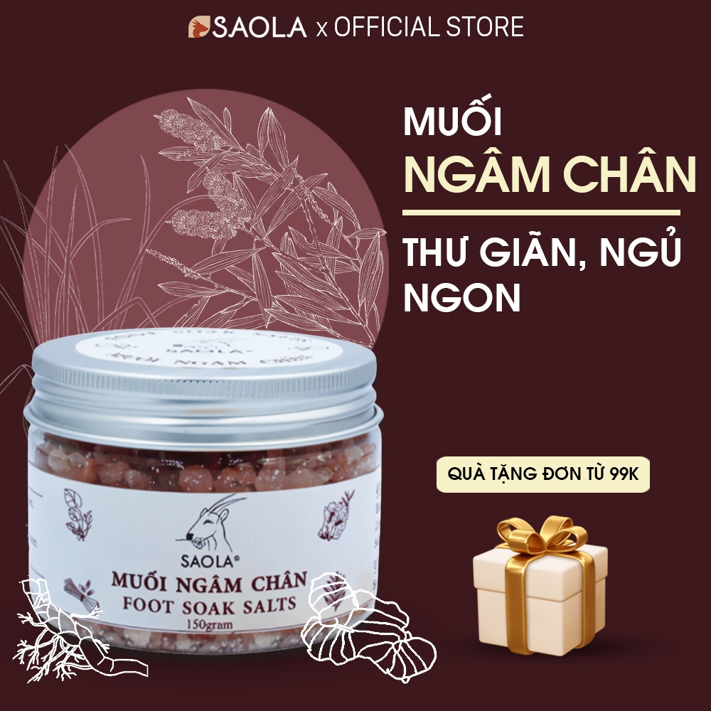 Muối Ngâm Chân Thảo Dược, Muối Hồng Hymalaya, Giảm Đau Nhức Chân, Lưu Thông Máu,Giúp Ngủ Ngon