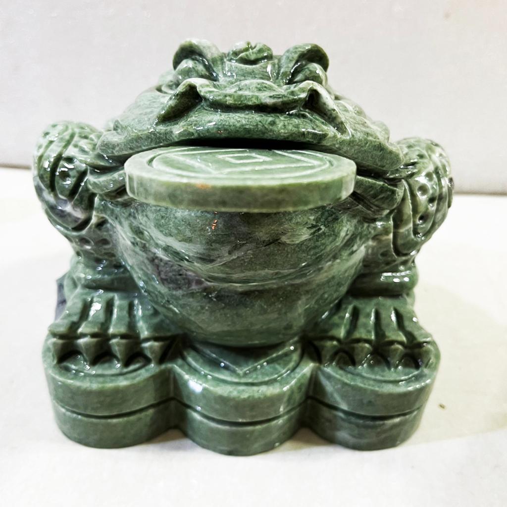 Thiềm thừ phong thủy đá tự nhiên, cóc ba chân nhiều màu cho khách lựa chọn