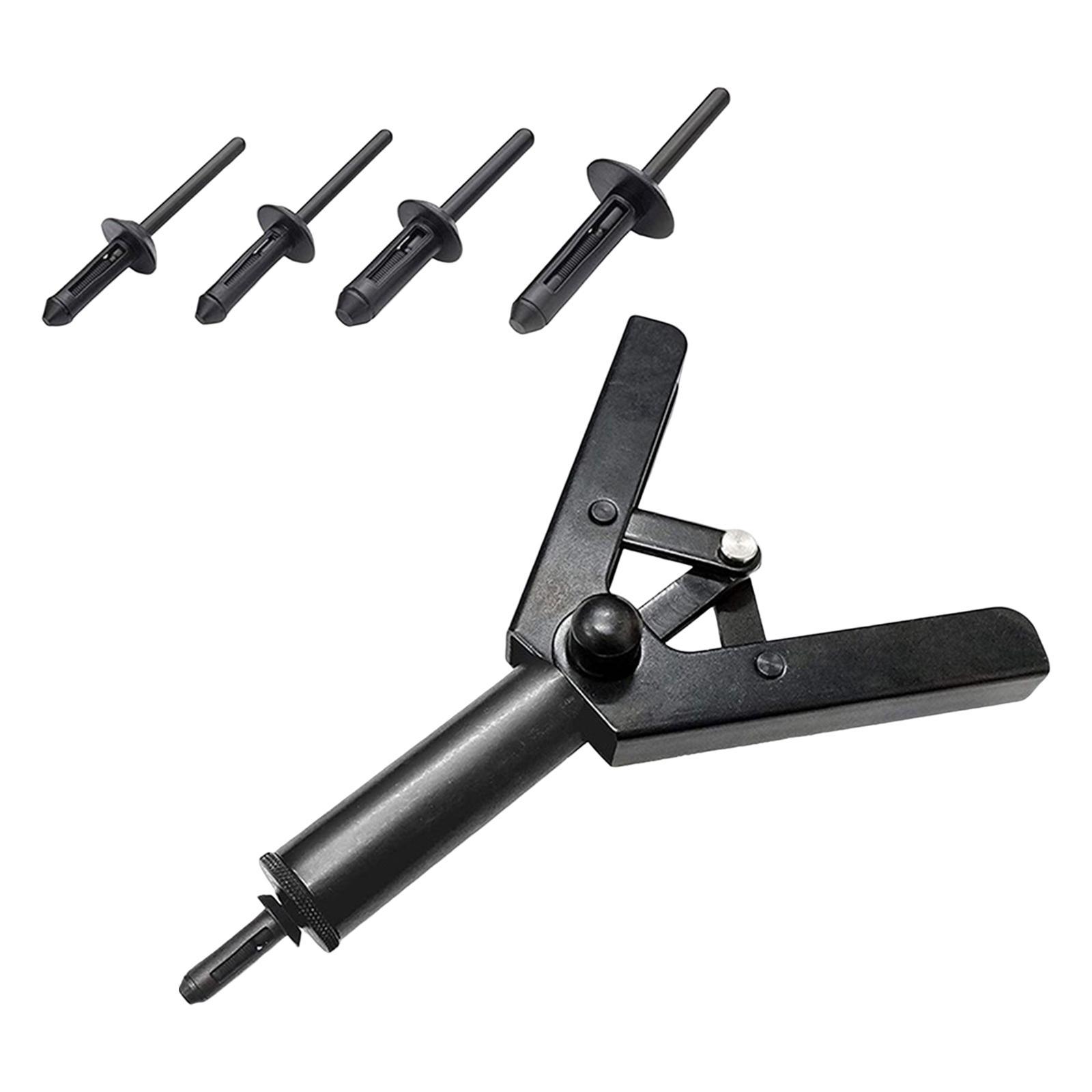 Pp Rivet Clip with Rivet Machine Puller 4 Popular Sizes Replacement Kit