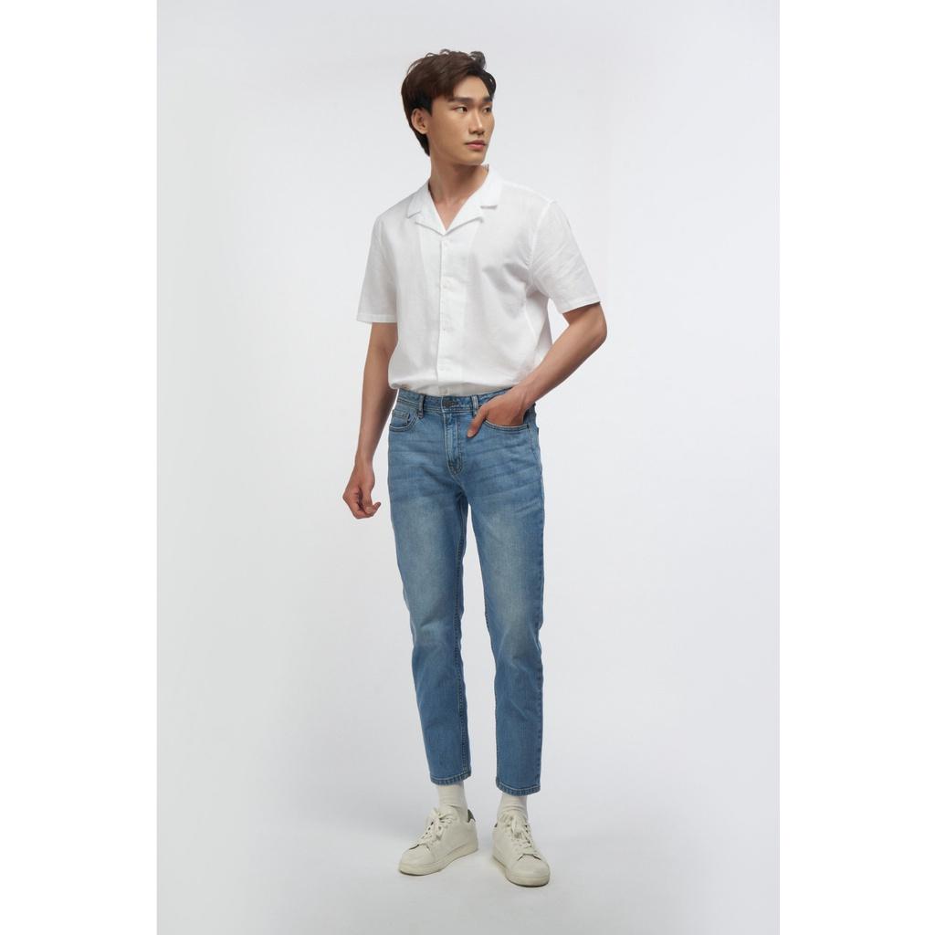 QUẦN JEAN TRƠN .SLIM CROP - 10F22DPA107C | LASTORE MENSWEAR