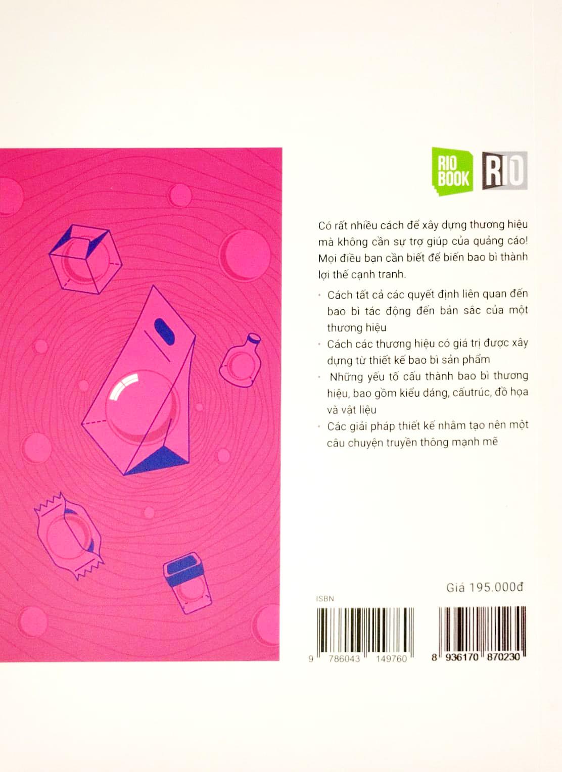 Rio Book No.4 - Để Bao Bì Truyền Tải Thông Điệp Marketing - Bí Kíp Tăng Lợi Thế Cạnh Tranh Cho Sản Phẩm Thương Mại