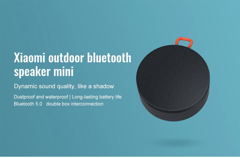 Xiaomi di động Bluetooth 5.0 Loa âm thanh nổi âm nhạc không dây mini loa ngoài trời IP67 Dustproof Waterproof Bulit-in 2000mah Màu