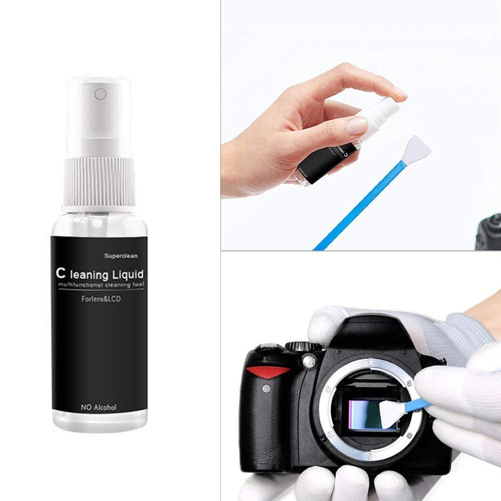 Professional Camera Sensor Cleaning Kit with Air Blower Cleaning Swabs Cleaning Pen Cleaning Cloth for Phone Laptop