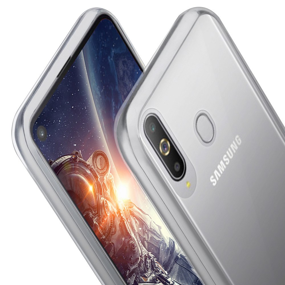 Ốp lưng dẻo silicon cho Samsung Galaxy A60 hiệu Ultra Thin mỏng 0.6mm chống trầy - Hàng chính hãng