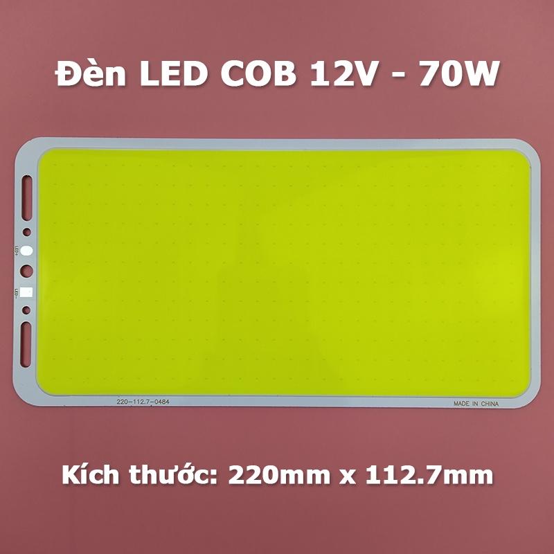 Bảng đèn Led COB công suất 70W siêu sáng 12V - 14V Module Led Panel