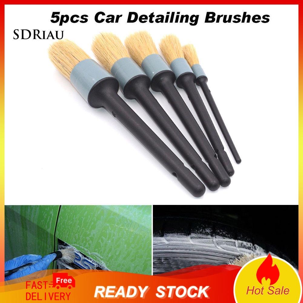 Set 5 Cọ Mềm Vệ Sinh Xe Hơi Tiện Dụng