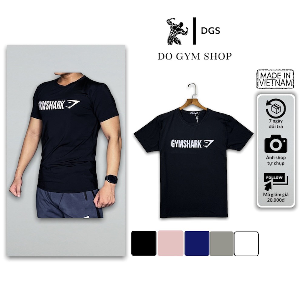 Áo thun nam tập gym DO GYM SHOP vạt ngang, chất thun lạnh thoáng khí khi chơi thể thao, mặc nhà