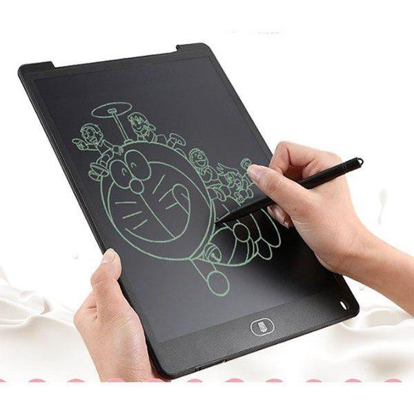 Bảng Viết Điện Tử Thông Minh LCD Tự Xóa 15x23cm Cho Bé Tập Vẽ, Viết