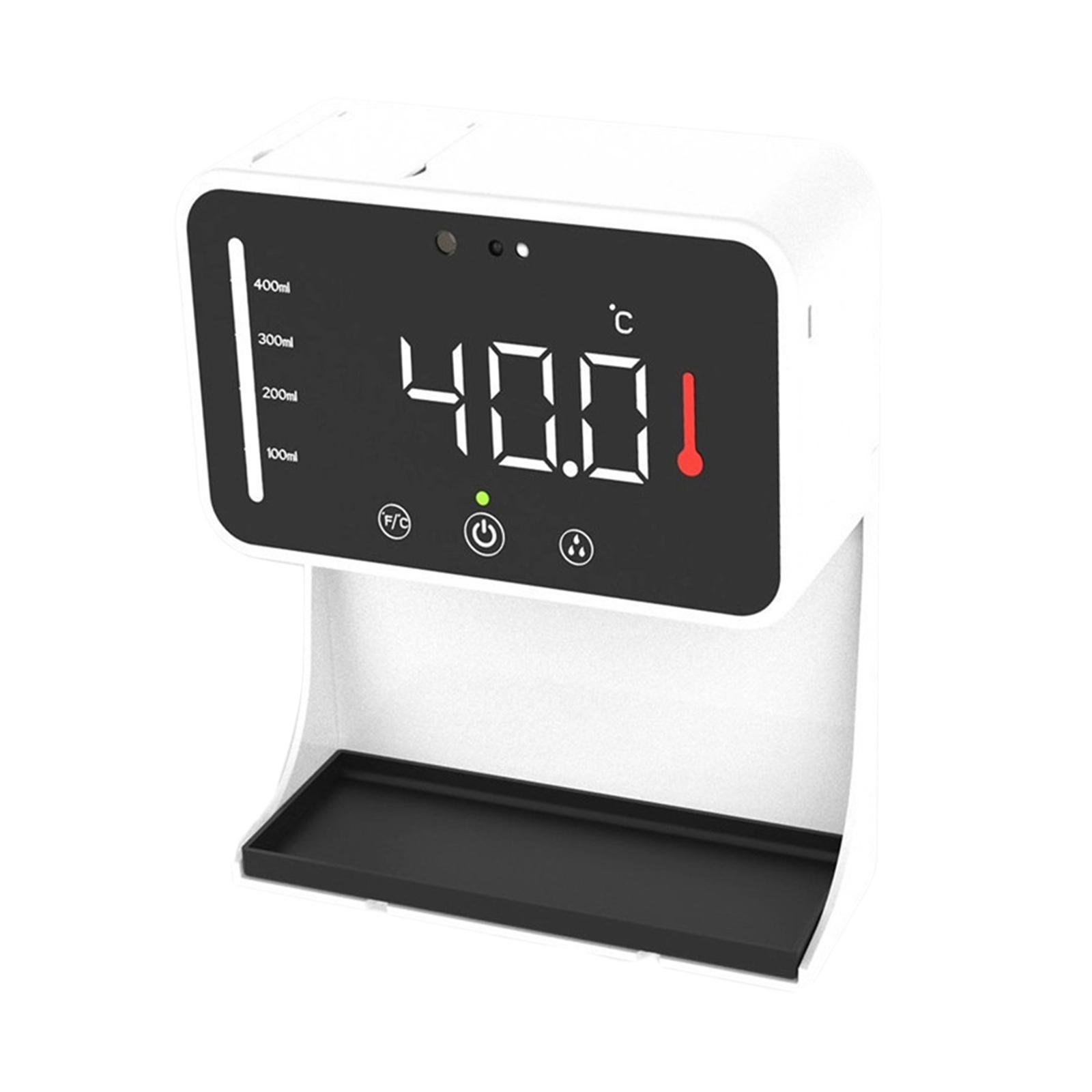 Non-contact Digital Wall Thermometer with 1200 Ml Soap Dispenser