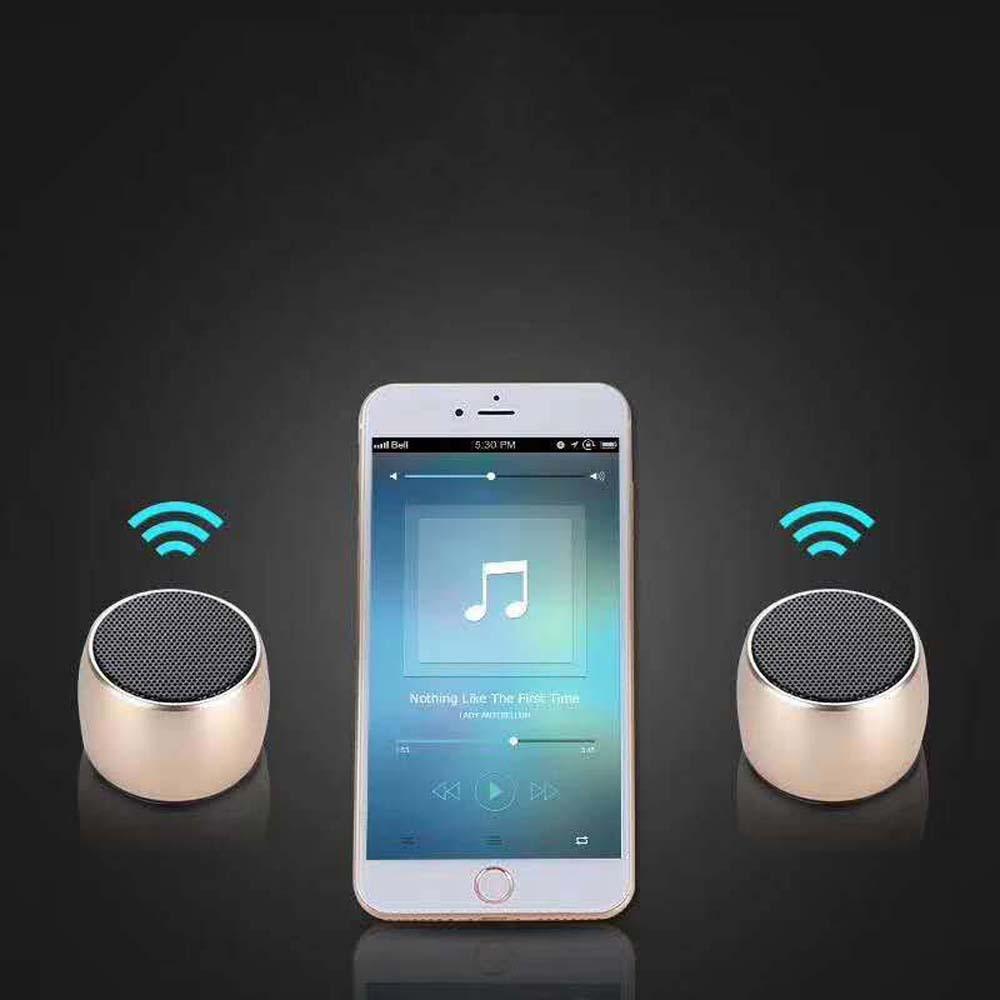 Mini Wireless Bluetooth Loa Music Subwofer Super Bass STEREO Cột di động Máy tính máy tính máy tính USB màu không thấm nước: Đen