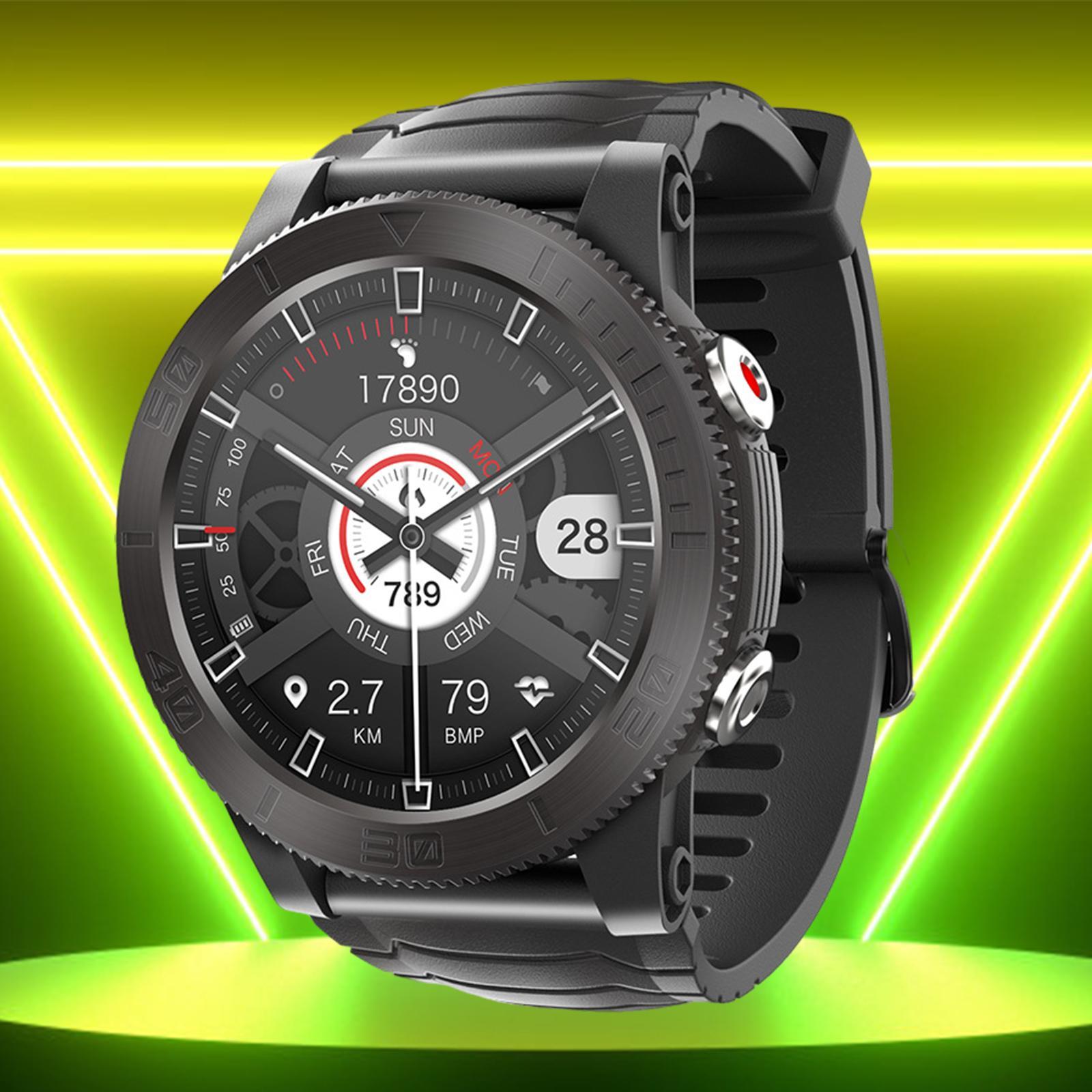 Smart Watch Compass 1.32inch Screen Waterproof Smartwatch for Outdoor