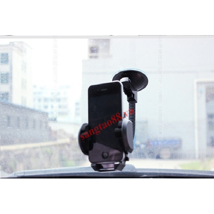Giá đỡ điện thoại trên ô tô chất liệu nhựa ABS bền, dẻo điều chỉnh được chiều cao đa năng V3 (Tặng gương cầu lồi mini gắn gương chiếu hậu ô tô)