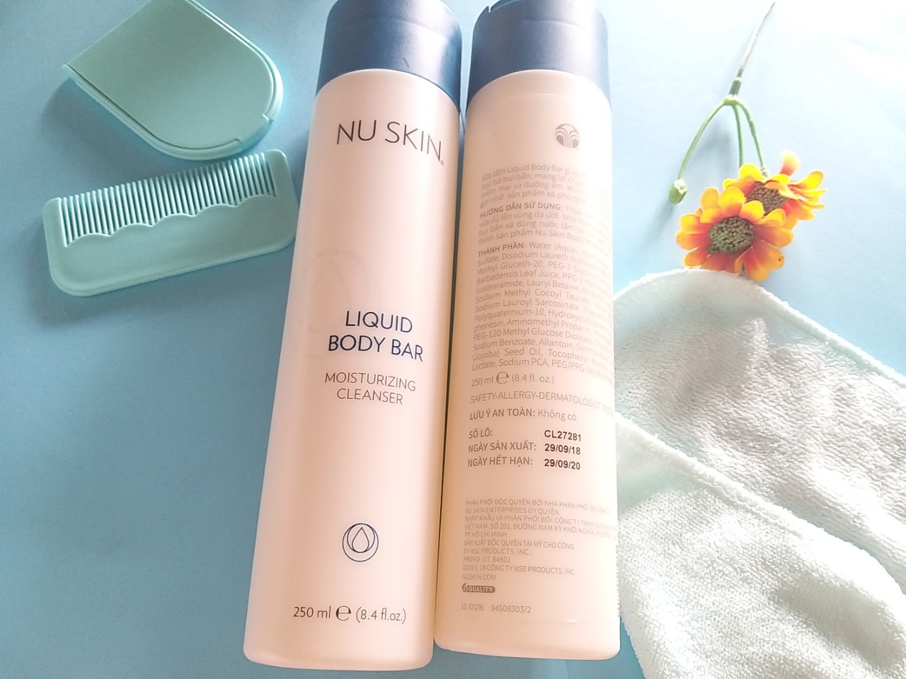 Sữa tắm Nuskin Liquid Body Bar Moisturizing Cleanser 250ml