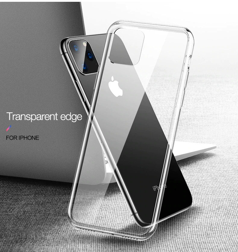 (Mua 1 tặng 1) Ốp lưng dẻo silicon cho iPhone 11 Pro (5.8 inch) hiệu Ultra Thin (siêu mỏng 0.6mm, chống trầy, chống bụi) - Hàng nhập khẩu