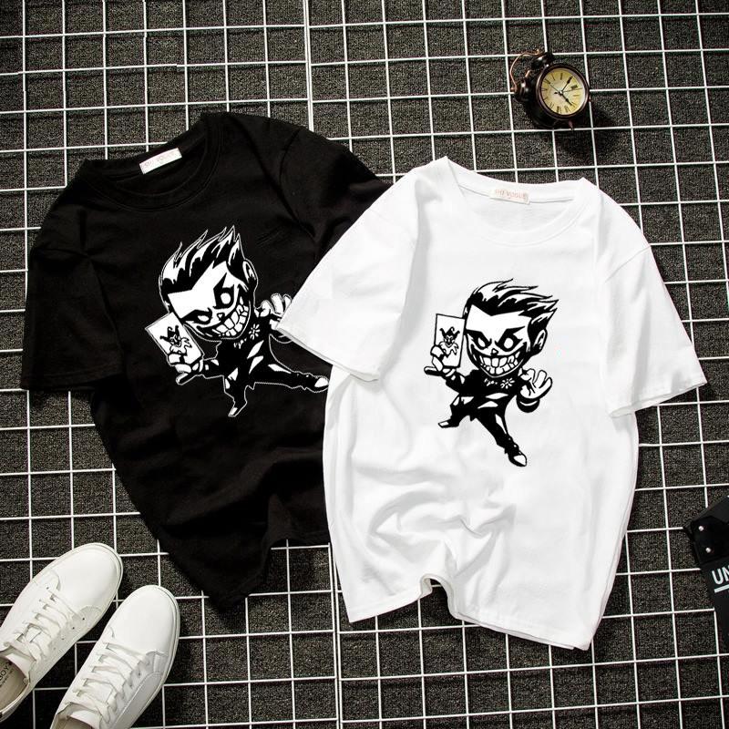 Áo thun unisex form rộng joker vải dày mịn đẹp 2019T1907