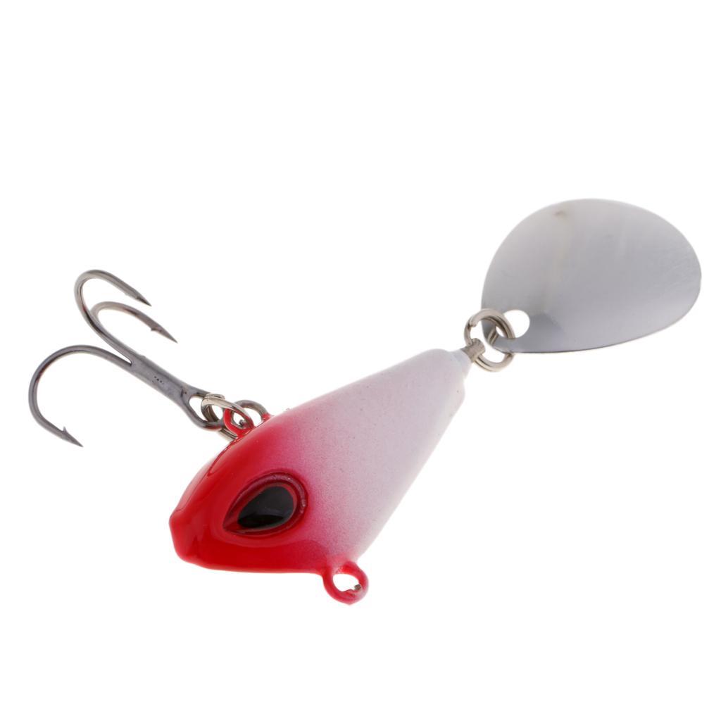 2 Pieces Artificial Metal Hard Sequins Sea Fishing Spoon Lures