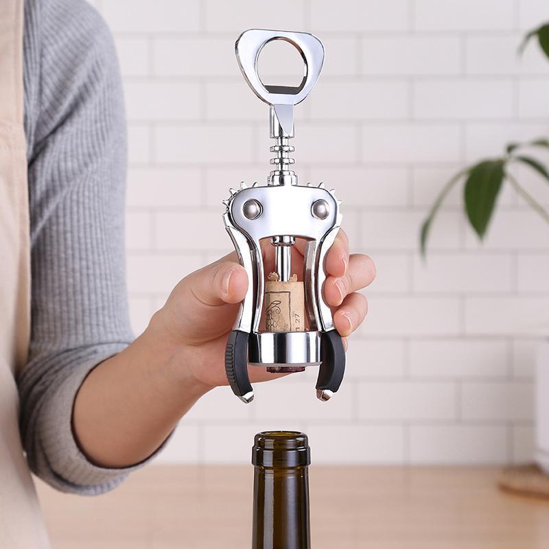 Đồ khui rượu vang, đồ khui có cánh cao cấp bằng hợp kim kẽm, có đồ khui đa năng, nâng cấp