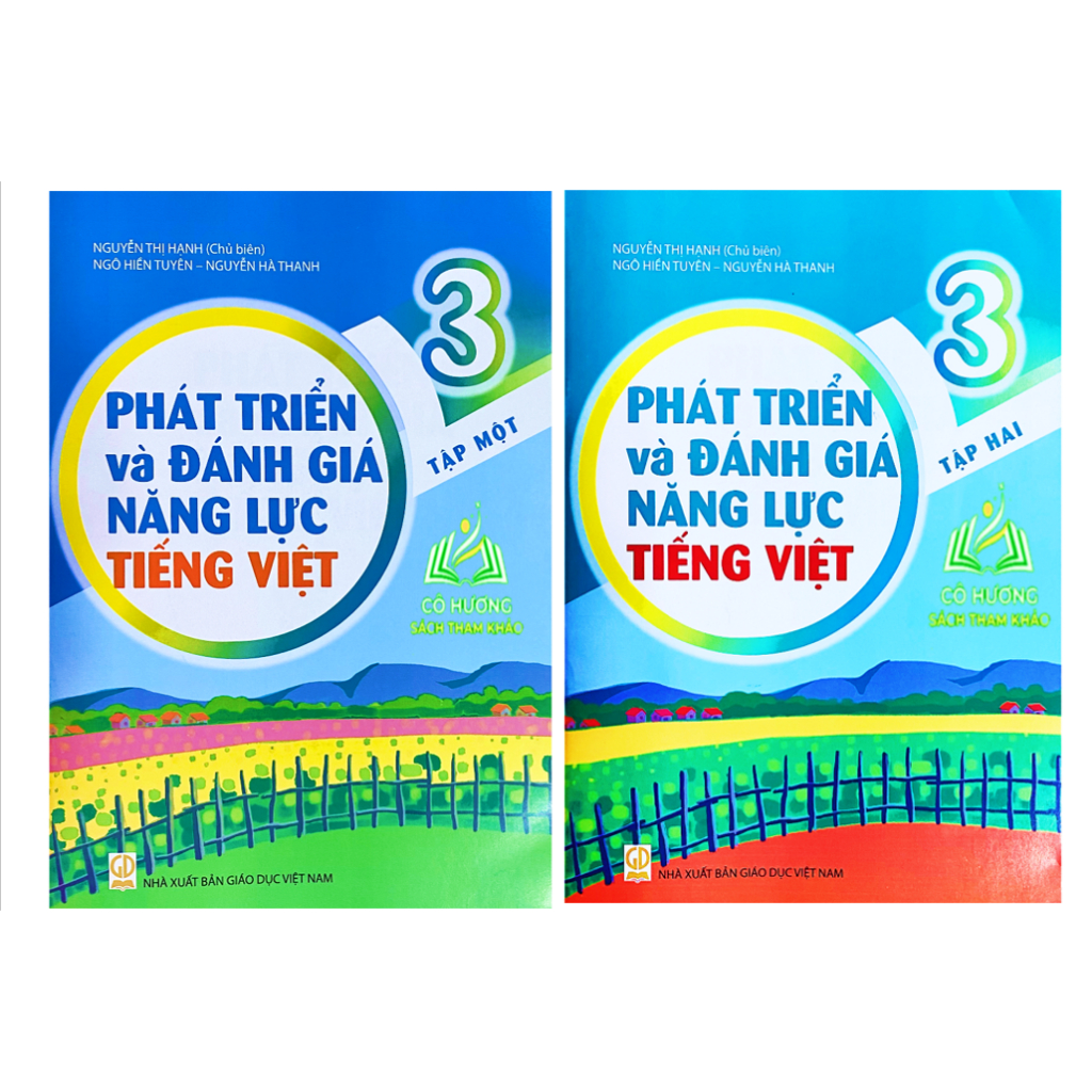 Sách - Combo phát triển và đánh giá năng lực tiếng việt 3 tập 1 + 2