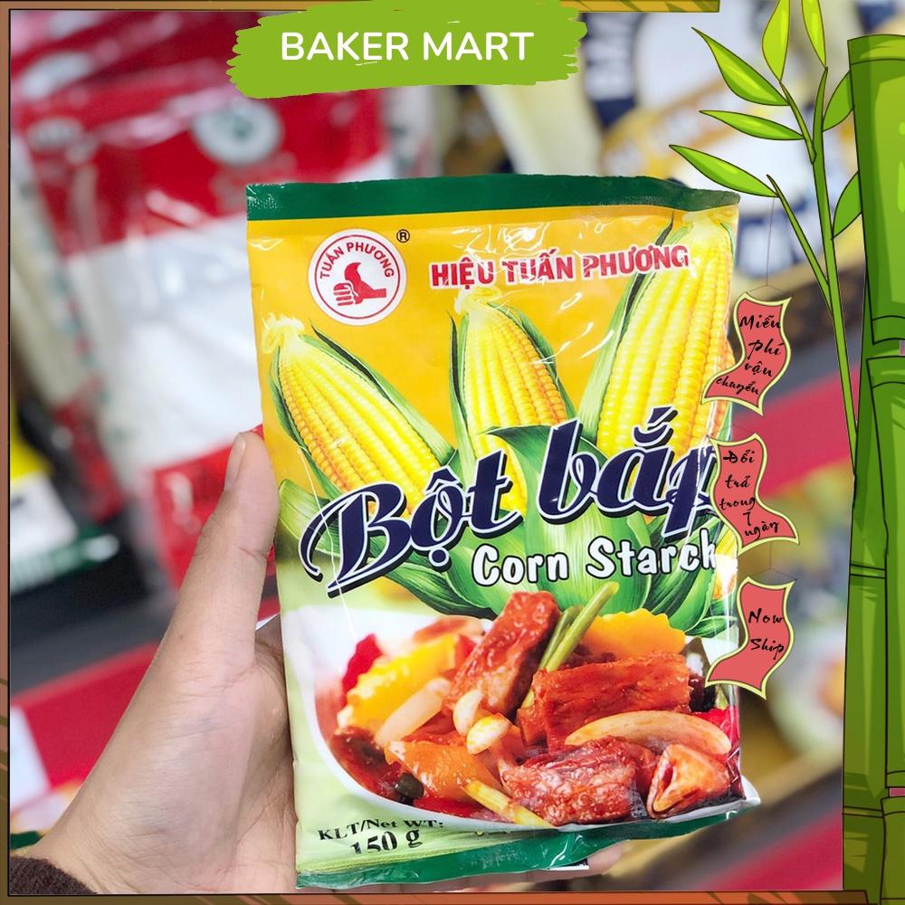 Bột Bắp Tuấn Phương 400g ( Gói ) nguyên liệu làm bánh, nấu chè - Dụng cụ làm bánh BAKER MART