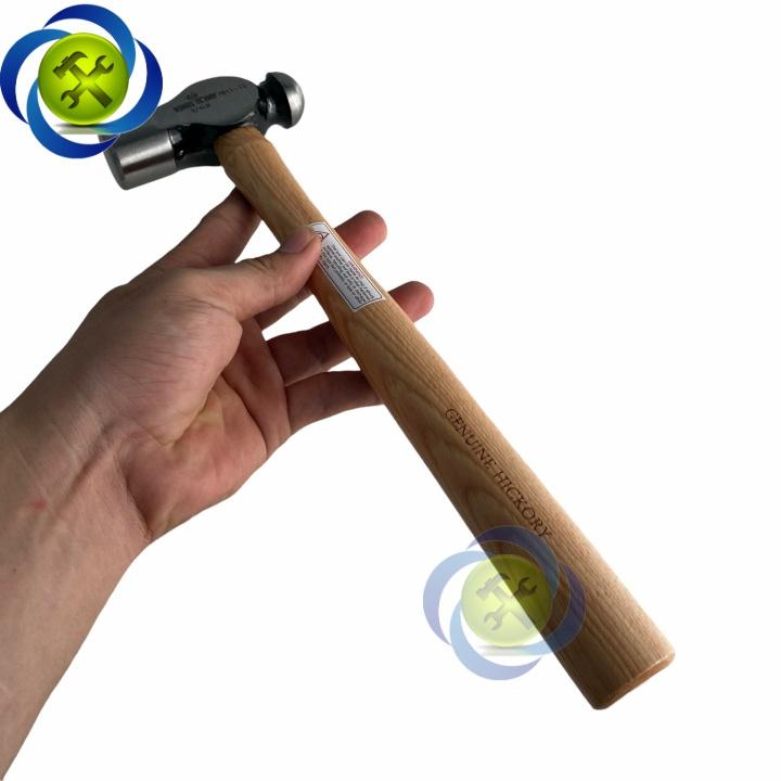 Búa đầu bi cán gỗ Kingtony 7811-12 đầu búa nặng 340gram