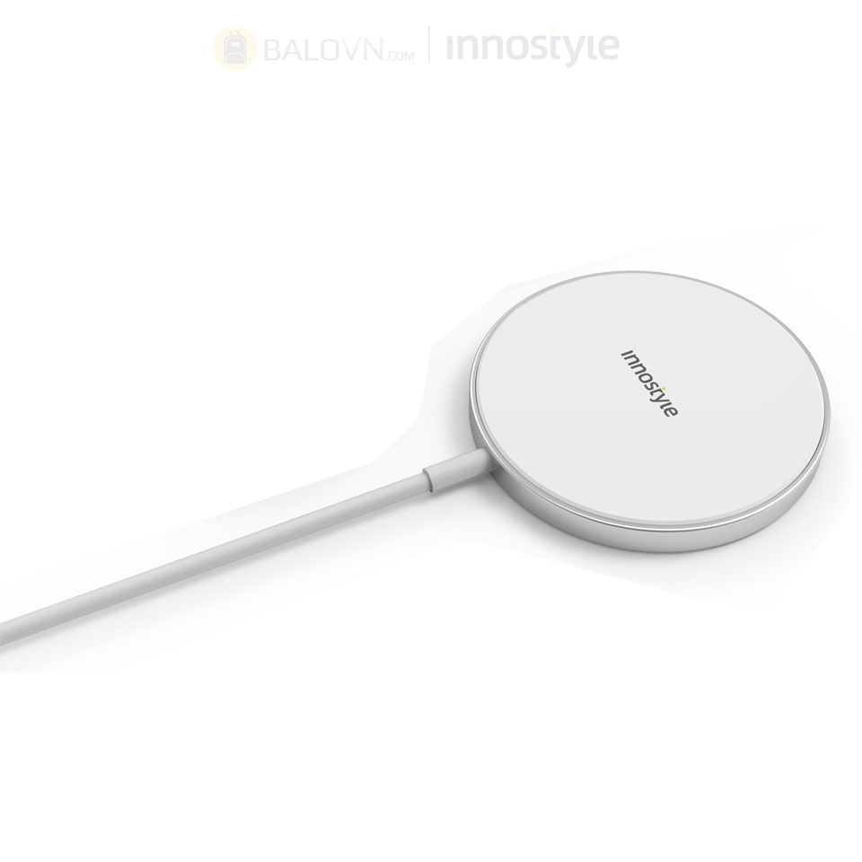 Sạc không dây 15W Innostyle Magease Wireless Charger IMWC100 - Hàng chính hãng