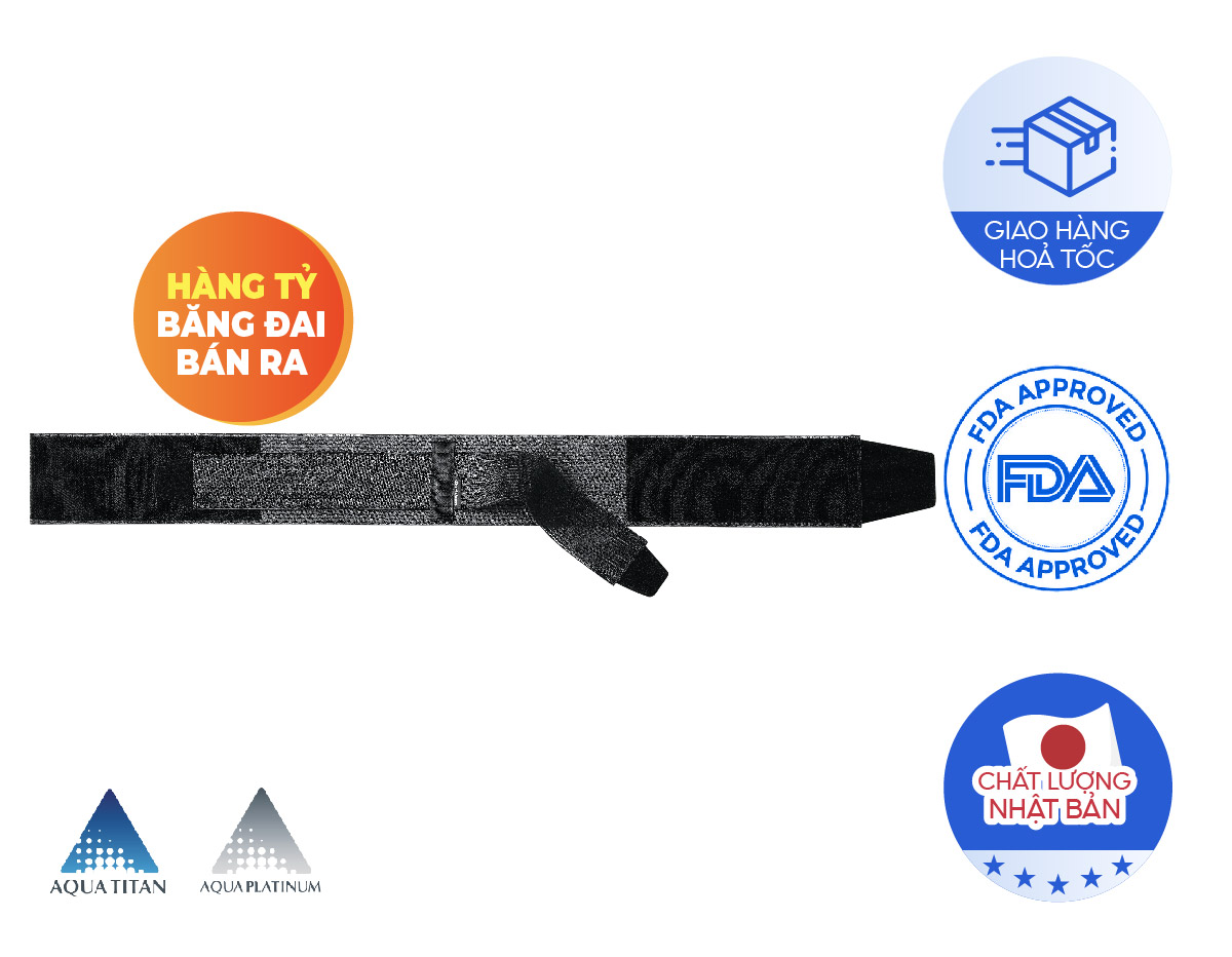 Đai bảo vệ xương chậu loại cứng Phiten supporter pelvis firm hard type AP177003/AP177004/AP177005