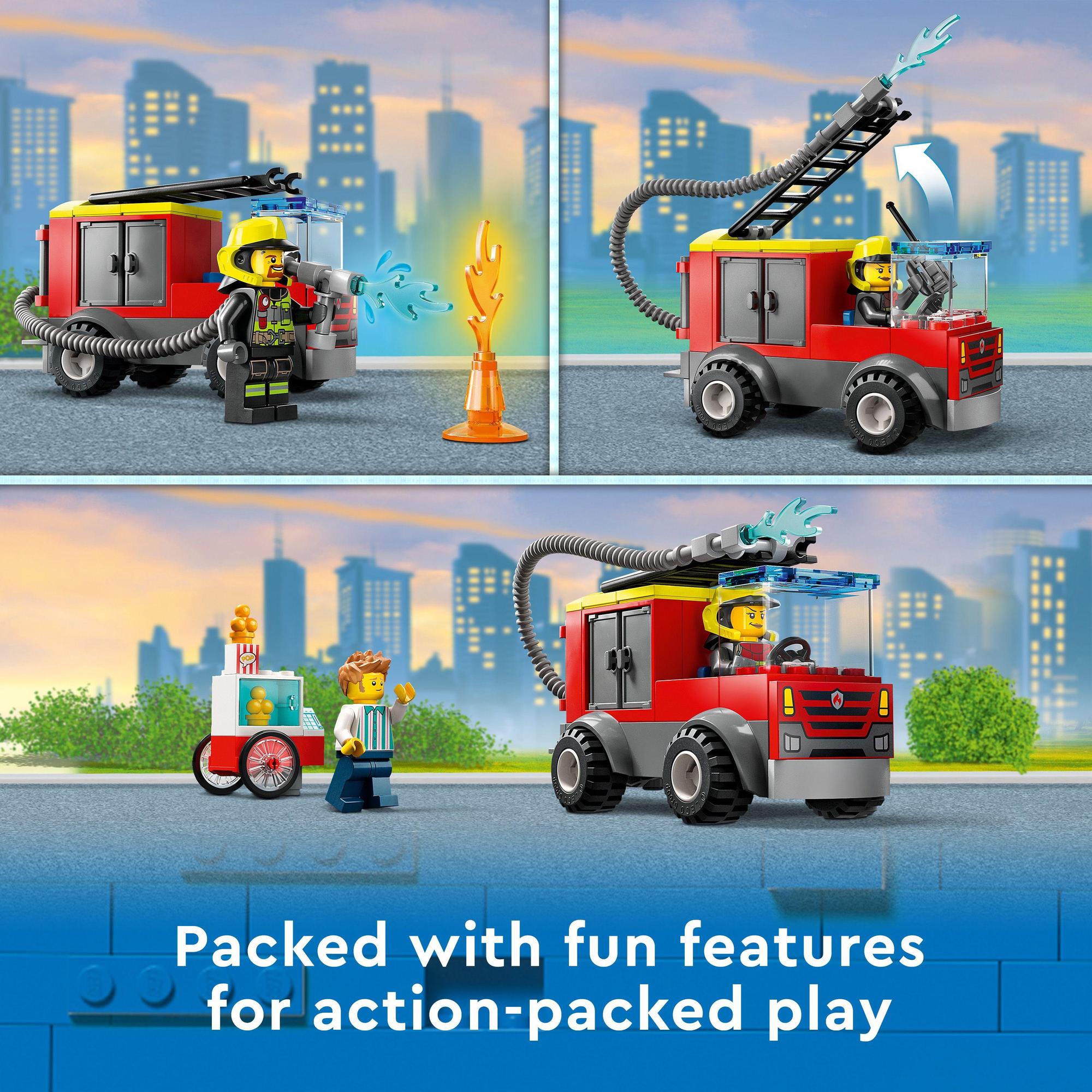 LEGO City 60375 Trạm Và Xe Cứu Hỏa