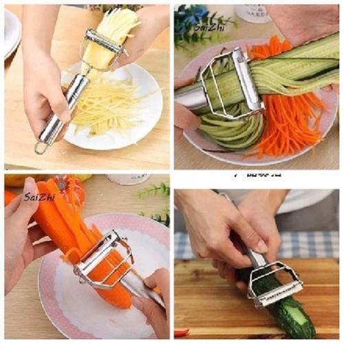 Nạo củ quả inox đa năng 3 trong 1 có thể bào sợi
