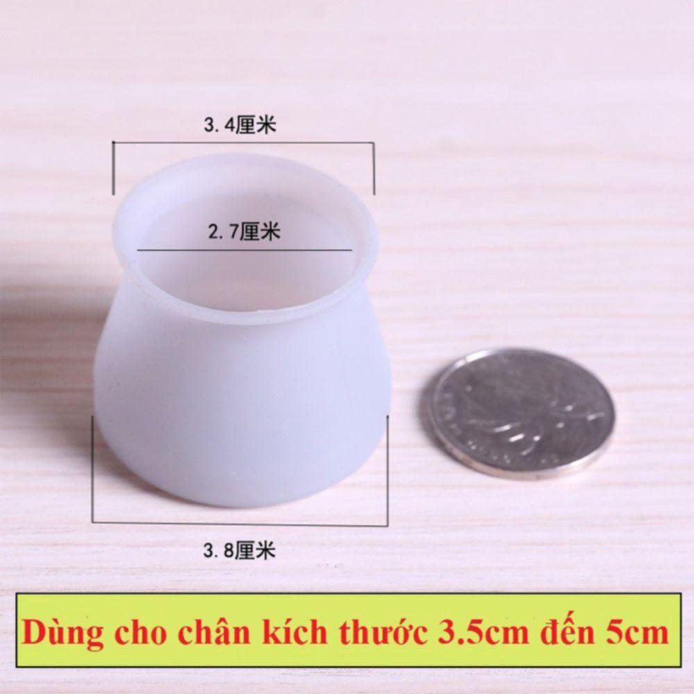 Vỏ bọc chân bàn ghế bằng silicon dày, co giãn tốt chống xước, chống trơn trượt